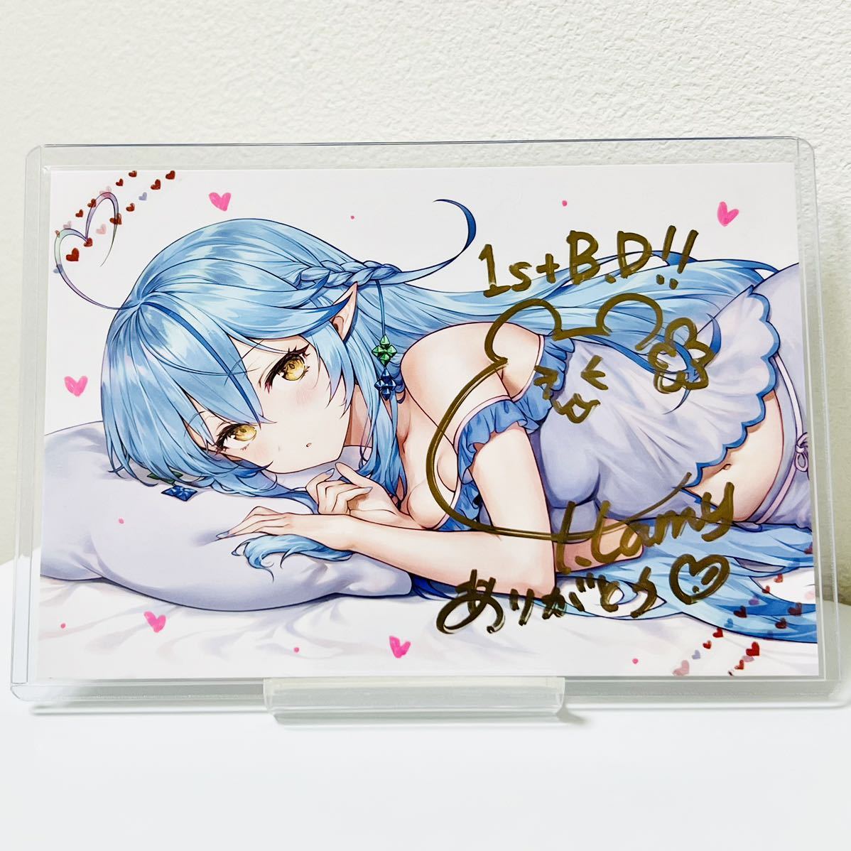 レア】雪花ラミィ 誕生日記念2020 直筆サイン入りポストカード レア】雪花ラミィ 誕生日記念2020 直筆サイン入りポストカード