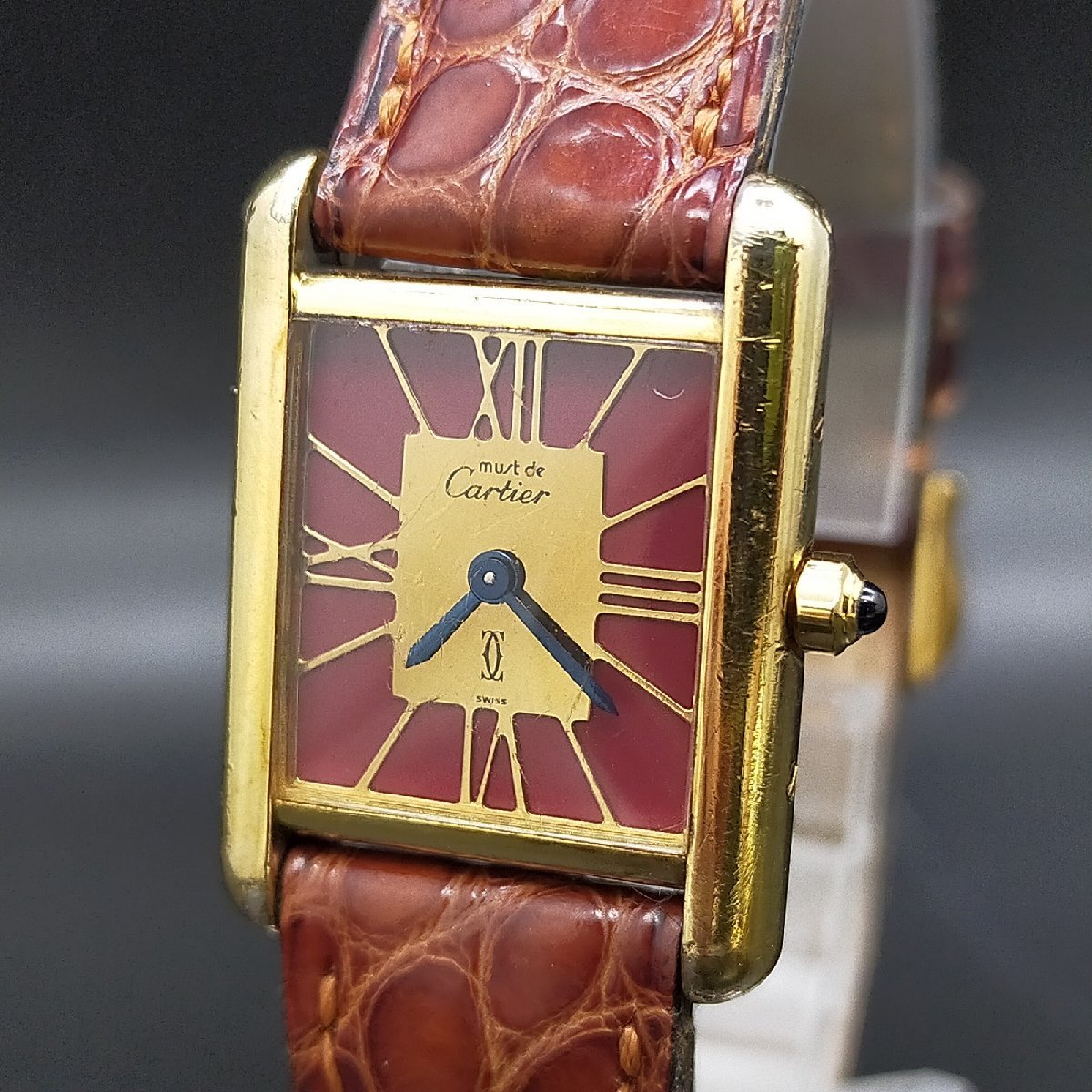 カルティエ Cartier 腕時計 動作品 366001（マストタンク 925） レディース 3713400_画像1
