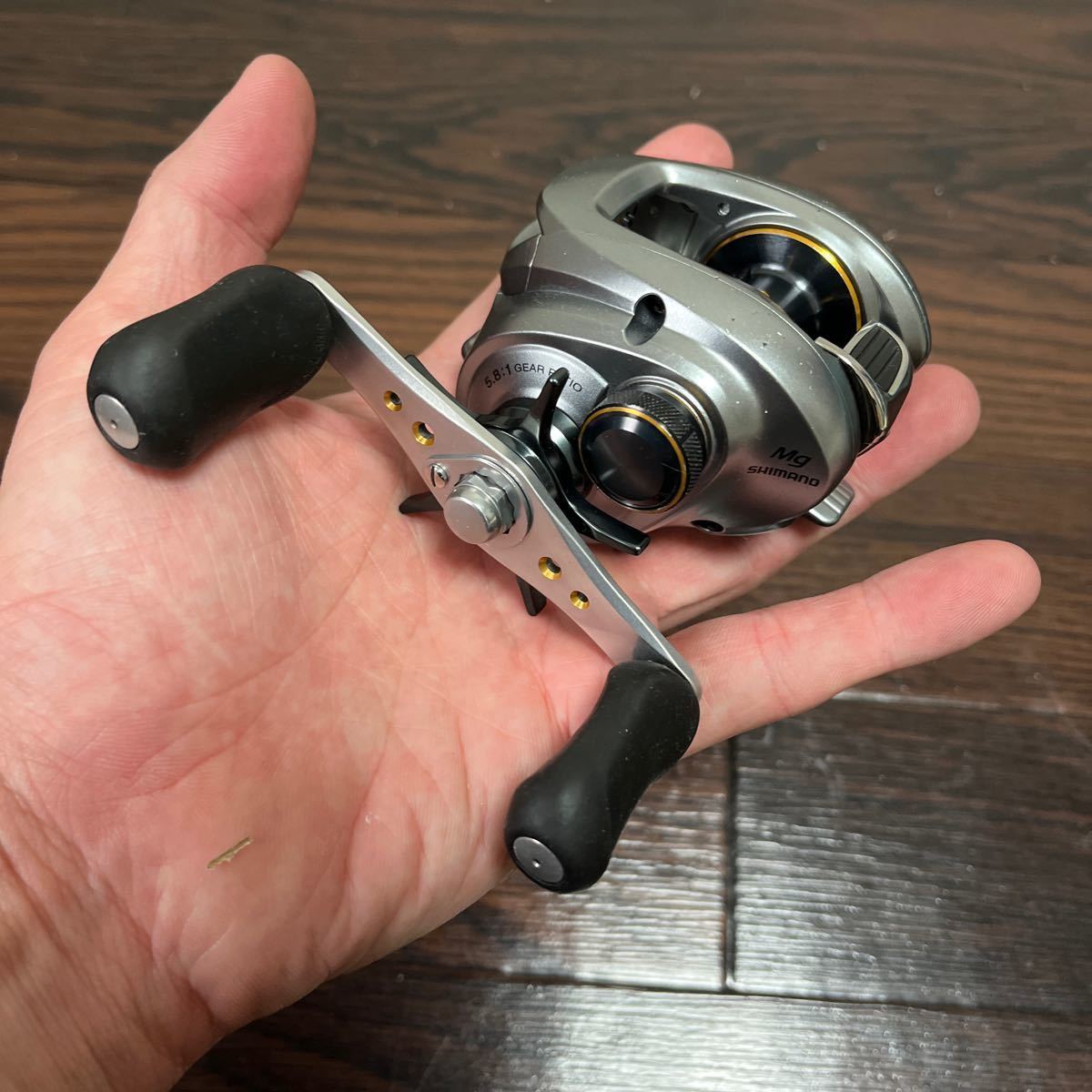 シマノ アルデバラン 動作確認済 1円スタート ベイトリール アンタレス コンクエスト メタニウムSHIMANO _画像5