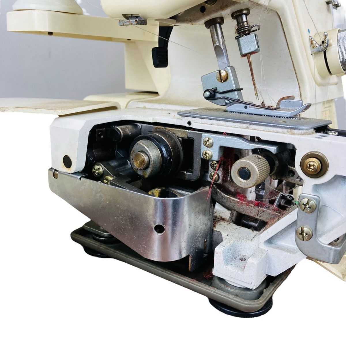 ジャノメ ロックミシン マイロック4D 234D 4本糸 カバー付き 付属品多め ジャノメ ロックミシン マイロック4D 234D 4本糸 カバー付き 付属品多め