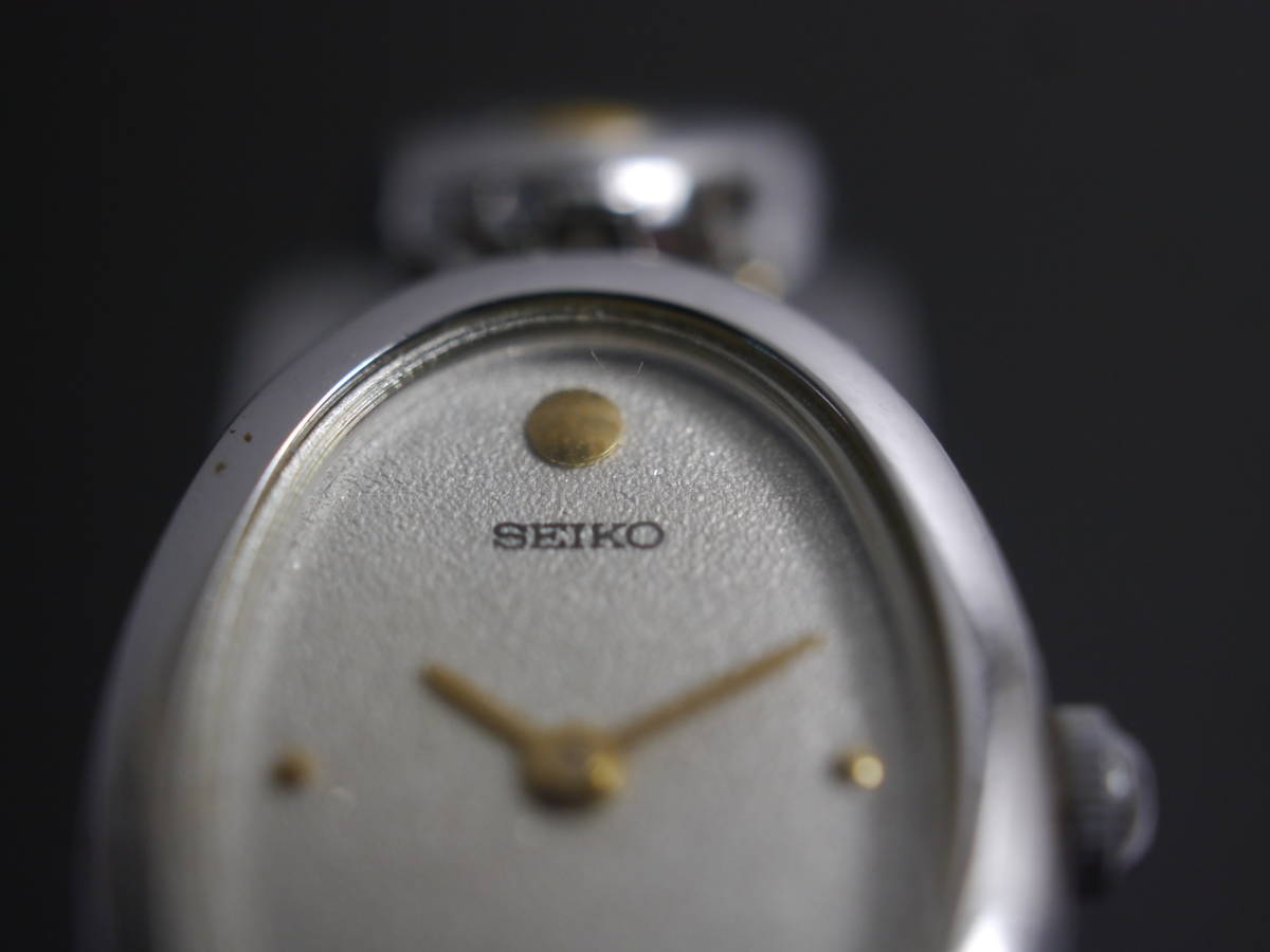 セイコー SEIKO クォーツ 2針 純正ベルト 1E20-5450 女性用 レディース 腕時計 W430_画像2