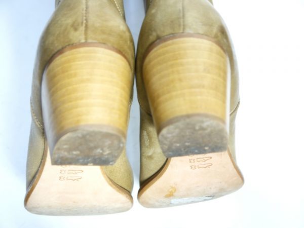  beautiful goods Italy meido park apartment house ITALY MADE PARK MANSION boots 38 24.0cm Italy made J253-85