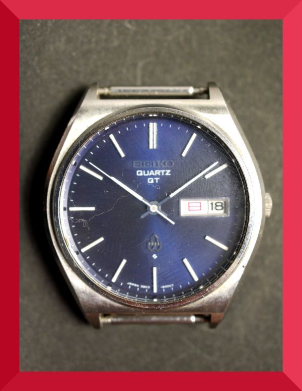 セイコー SEIKO QT クォーツ 3針 デイデイト 3803-8000-G 38系 男性用 メンズ 腕時計 W293 稼働品_画像1