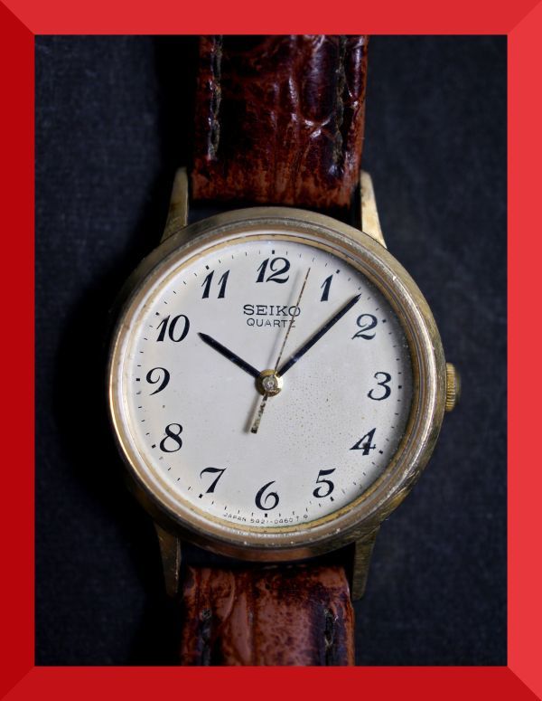 セイコー SEIKO クォーツ 3針 5421-0090 女性用 レディース 腕時計 W401 稼働品_画像1