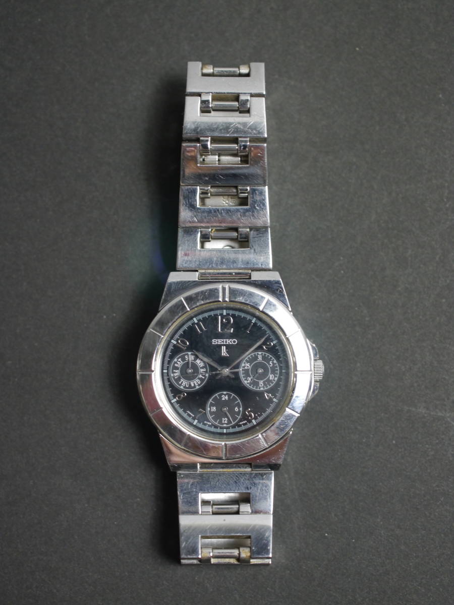  Seiko SEIKO Lucia LK кварц 3 стрелки оригинальный ремень 5Y89-0B30 женский женские наручные часы сделано в Японии W292 работа товар 
