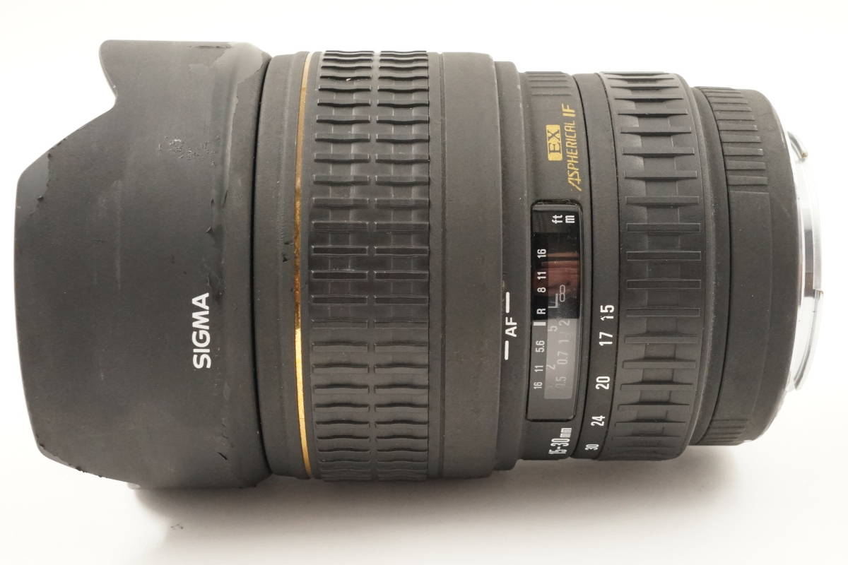 s-2●売り切り●SIGMA ZOOM 15-30mm F3.5-4.5 DG EX ASPHERICAL IF●シグマ AF Canonキヤノン EF EOS●現状品●_画像6