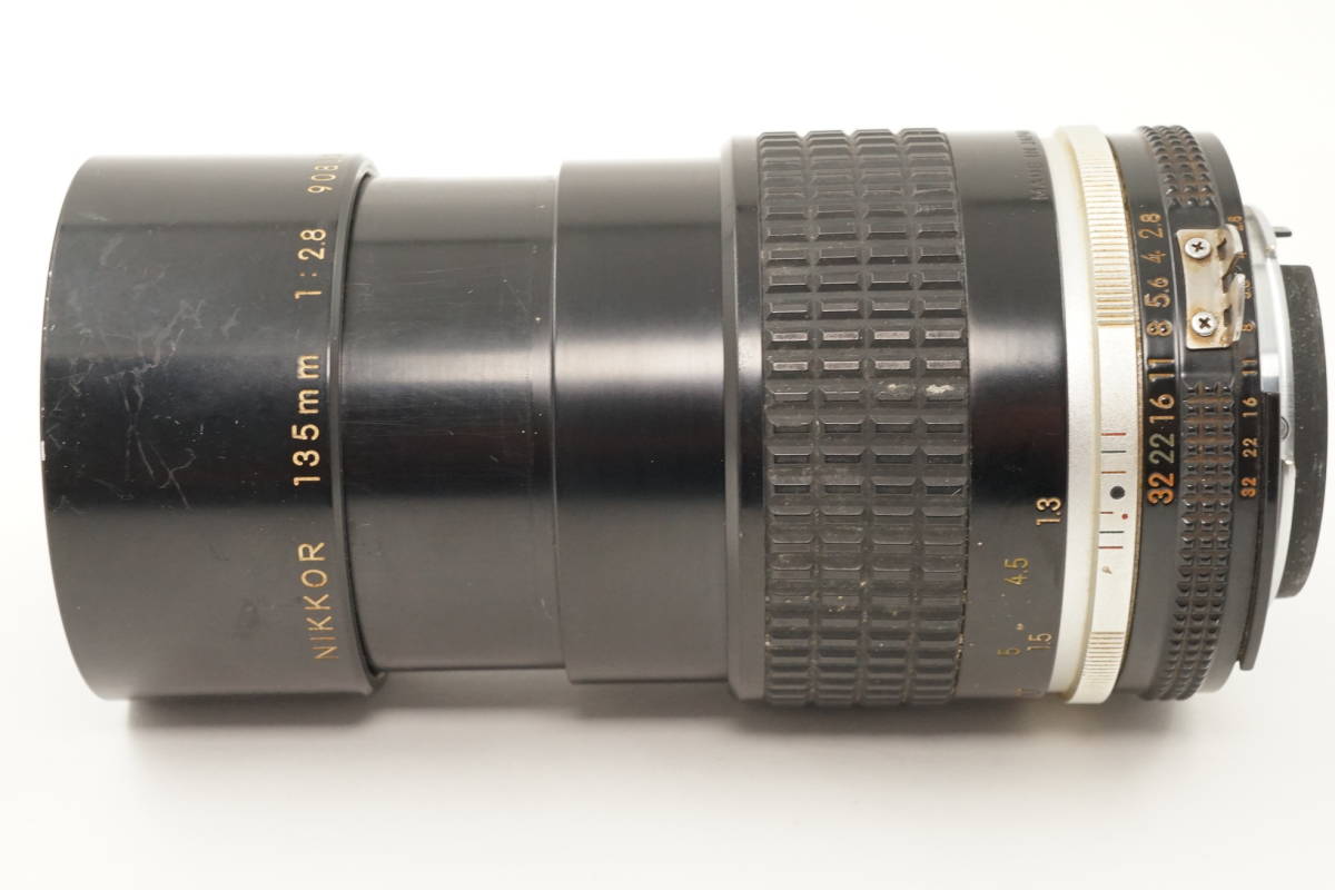 n-1●売り切り●Nikon FE●Ai-S Micro-NIKKOR 55mm F2.8●Ai-S NIKKOR 135mm F2.8●ニコン ブラック ボディ●現状品●_画像10