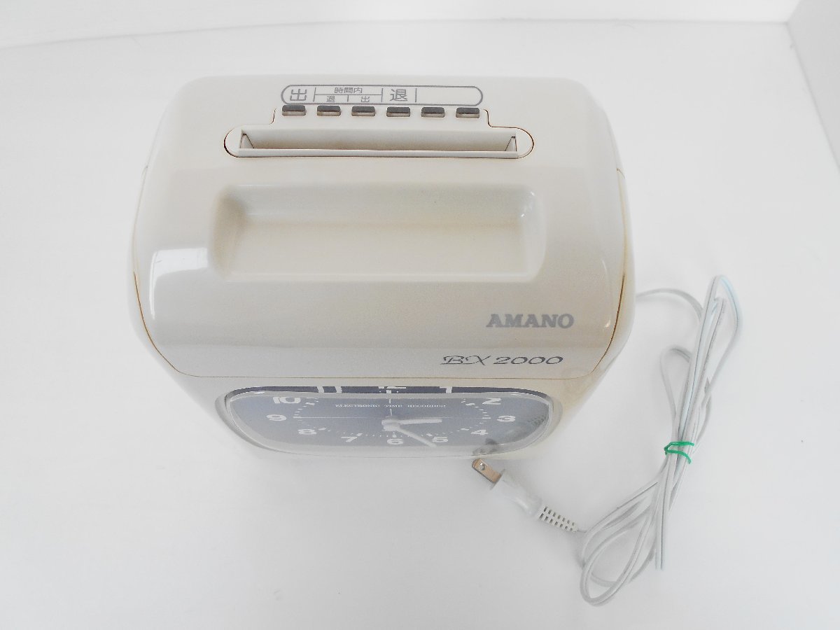●AMANO アマノ BX2000 タイムレコーダー 現状品 ジャンク_画像4