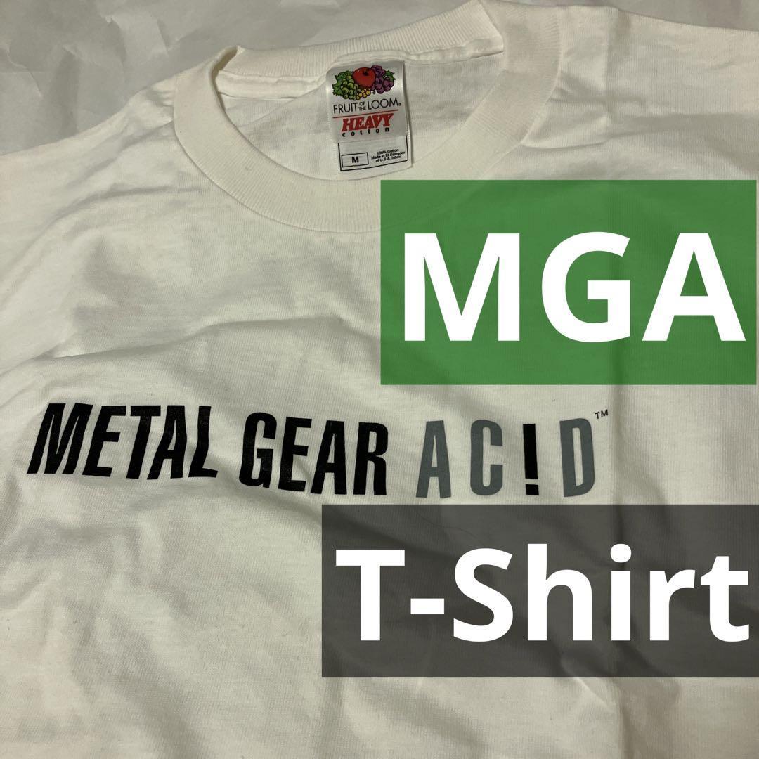 Tシャツ　メタルギアアシッド　Mサイズ　白　ホワイト METAL GEAR ACID SOLID ソリッドスネーク