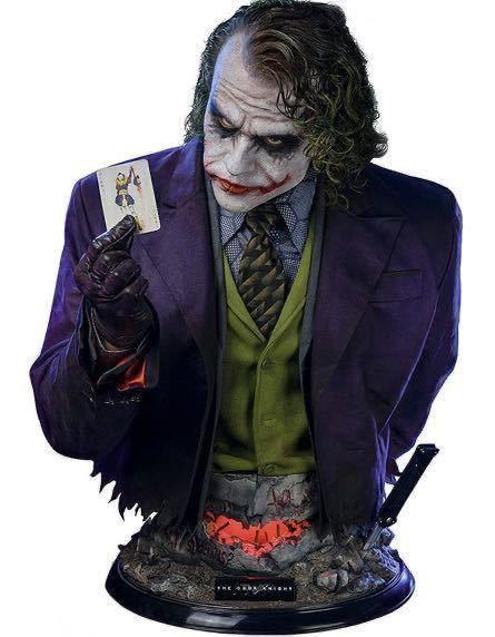 Infinity Studio X Penguin Toys Life Size Bust The Dark Knight Joker 1/1スケール ダークナイト ジョーカー バットマン ライフサイズ_画像1