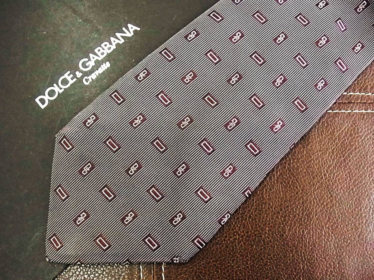 [ stock disposal sale ]5-9455z* Dolce & Gabbana [ total DG Logo ] necktie ( Dolce&Gabbana D&G)*