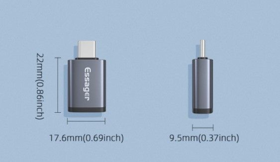 USB 3.0 to TypeC 変換アダプタ 5Gbps高速データ OTG機能