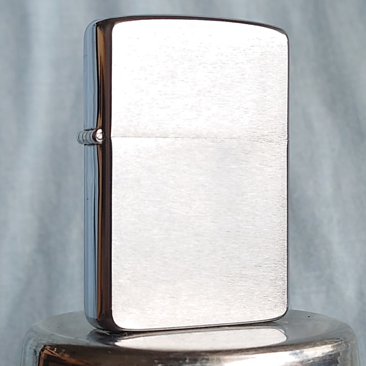 1111円～ ZIPPO 超美品 未使用 1986年製 80年代 ジッポ SILVER Color ジッポー オイルライター USA 貴重ビンテージ _画像2