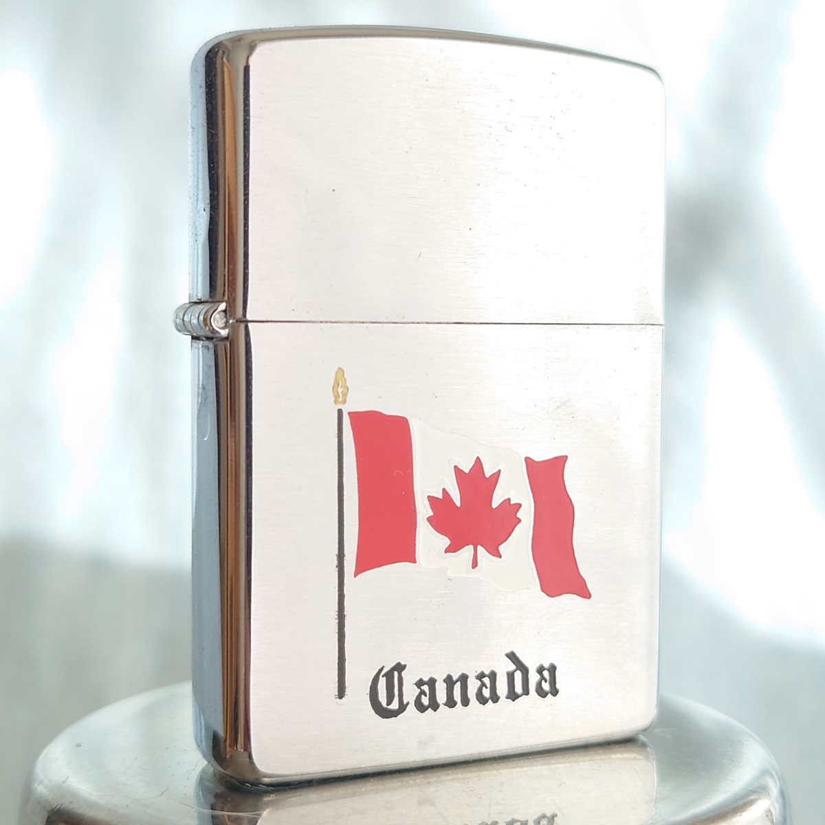 1111円～ ZIPPO 未使用 CANADA NIAGARA FALLS カナダ ナイアガラ ケース付 SILVER Color 廃盤 貴重モデル カナダ工場閉鎖_画像3