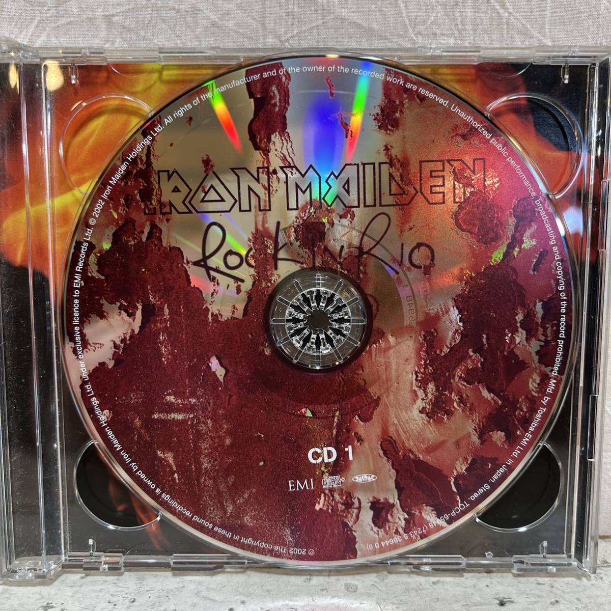 2CD アイアン・メイデン Iron Maiden ライヴ・アット・ロック・イン・リオ Rock In Rio TOCP-659489_画像4