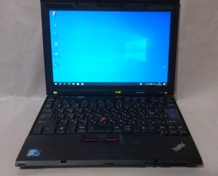 ★lenovo★ThinkPad X201 ★Corei5★メモリ2GB/HDD250GB★Win10・部品取りに☆ジャンク_画像1