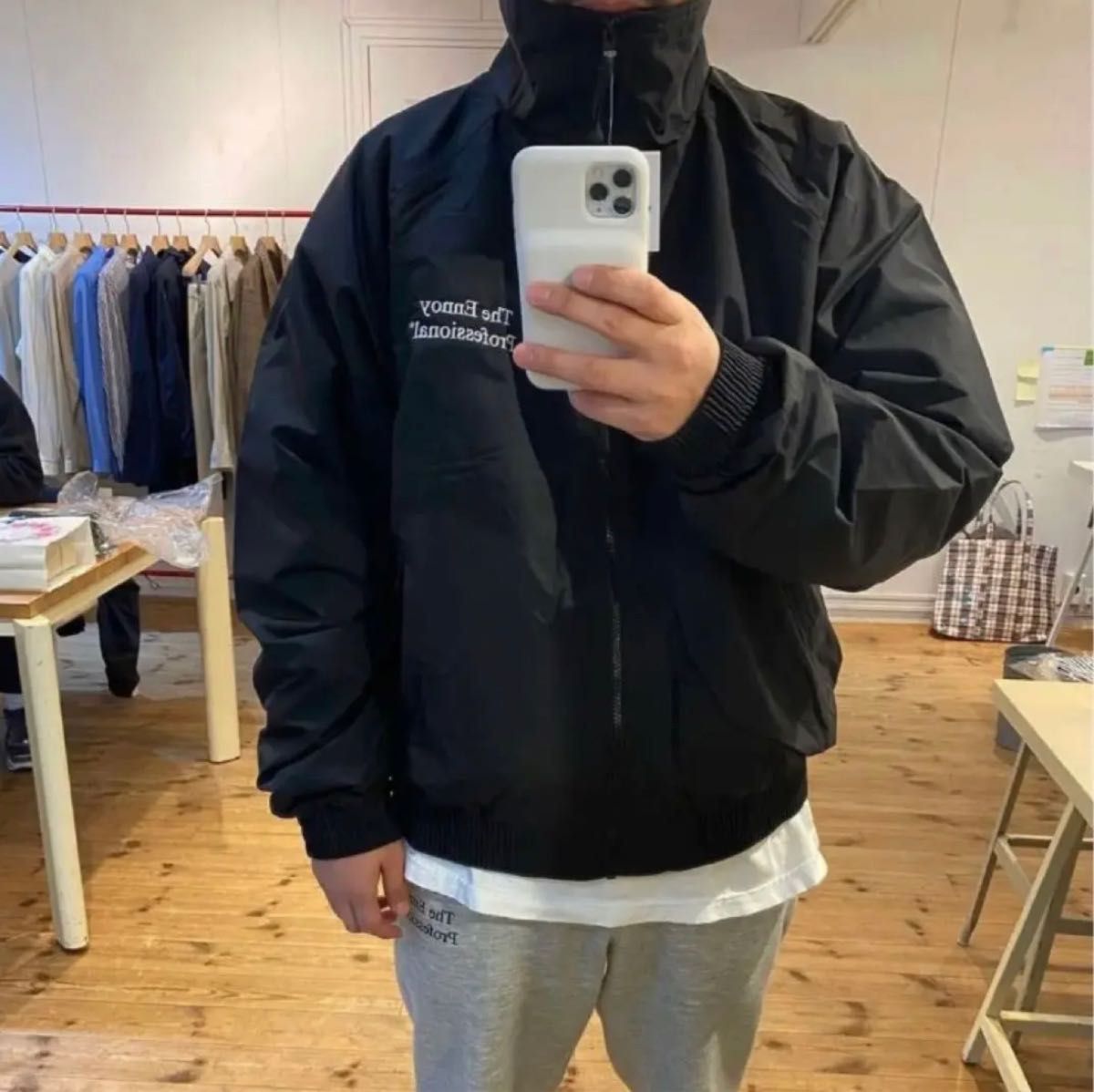 11/2 0時まで ennoy ナイロンブルゾン XL 極美品 tri-mountain 11/2 0時まで ennoy ナイロンブルゾン XL 極美品 tri-mountain