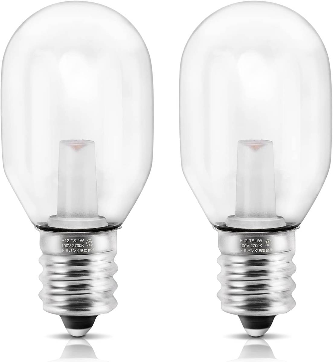 Цвет лампочки Dicuno Светодиодная лампочка E12 Книга 1 W Cleetball 6W Эквивалент лампочке цвета 2700K Ночная лампа декоративная лампочка прозрачная AC100V