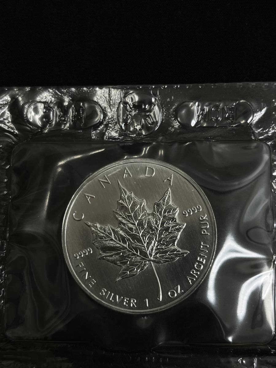 カナダ メイプルリーフ 1997 純銀　1オンス　5ドル　銀貨　エリザベス2世　132.5g 【4枚まとめて】　記念コイン　記念硬貨_画像8