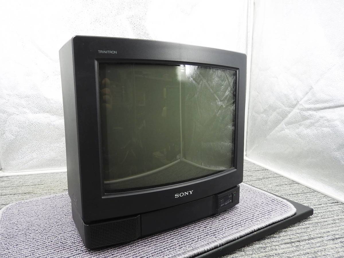 SONY ソニー★TRINITRON トリニトロン KV-14GP1 14インチTV 14型ブラウン管カラーテレビ★ジャンク品「管理№NR442」_画像1