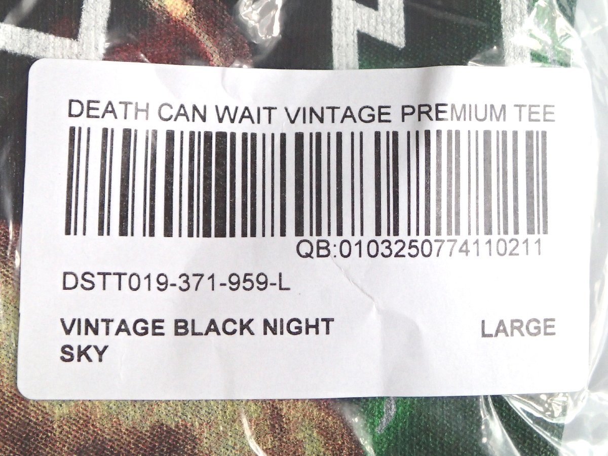Darc Sport DEATH CAN WAIT VINTAGE OVERSIZED TEE VINTAGE BLACK L ダルクスポーツ デス ヴィンテージ オーバーサイズ Tシャツ 黒 狼 髑髏