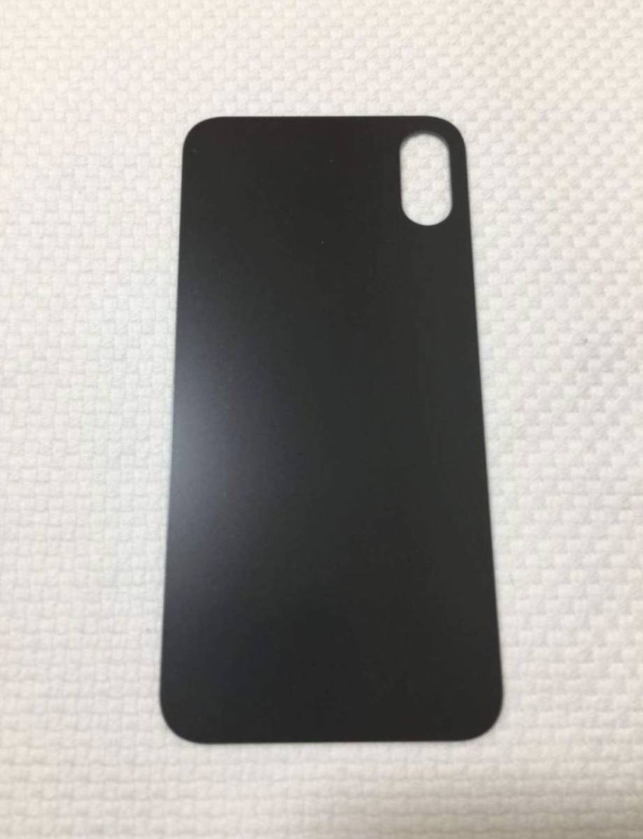 A72-iPhone X バックパネル スペースグレー 背面ガラス新品未使用品_画像2