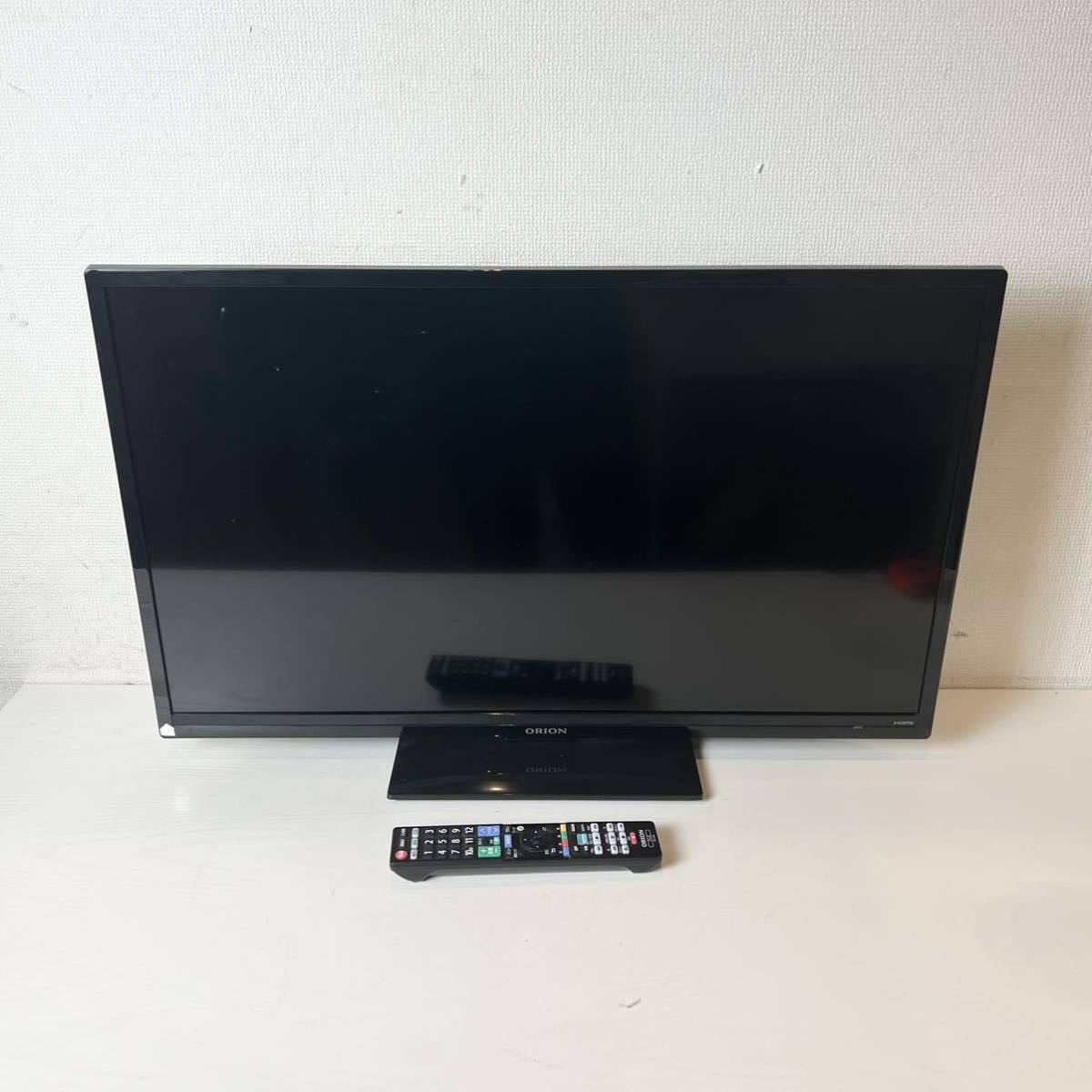 253＊中古品 ORION RN-32SF10 (RC-004) 32型 2018年製 液晶テレビ リモコン付き 動作確認済み＊_画像1