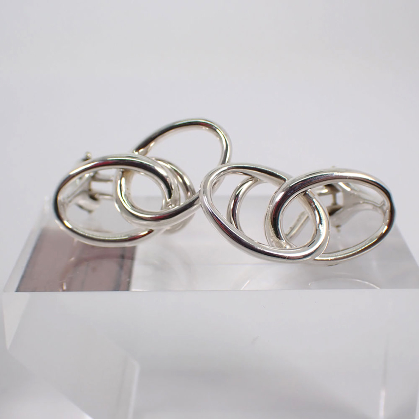 [ used ]TIFFANY/ Tiffany 925 L sa Pele ti Dub Leroux p earrings [g187-70]