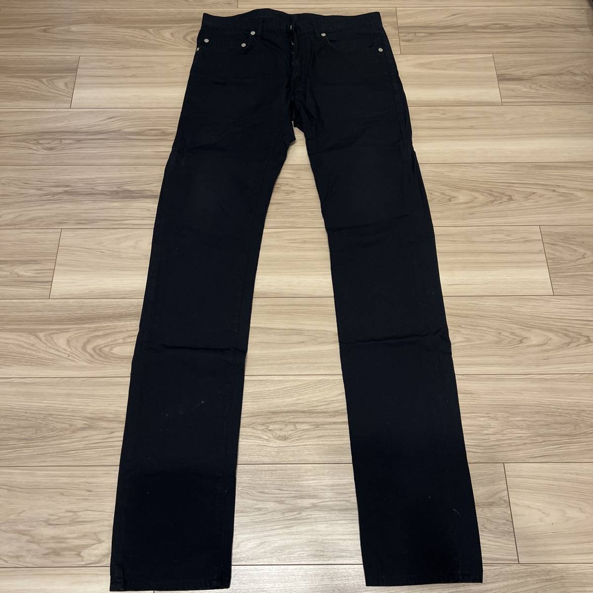 【used品】dior homme ディオールオム　クリス期　5Pパンツ　ブラック　サイズ30_画像1