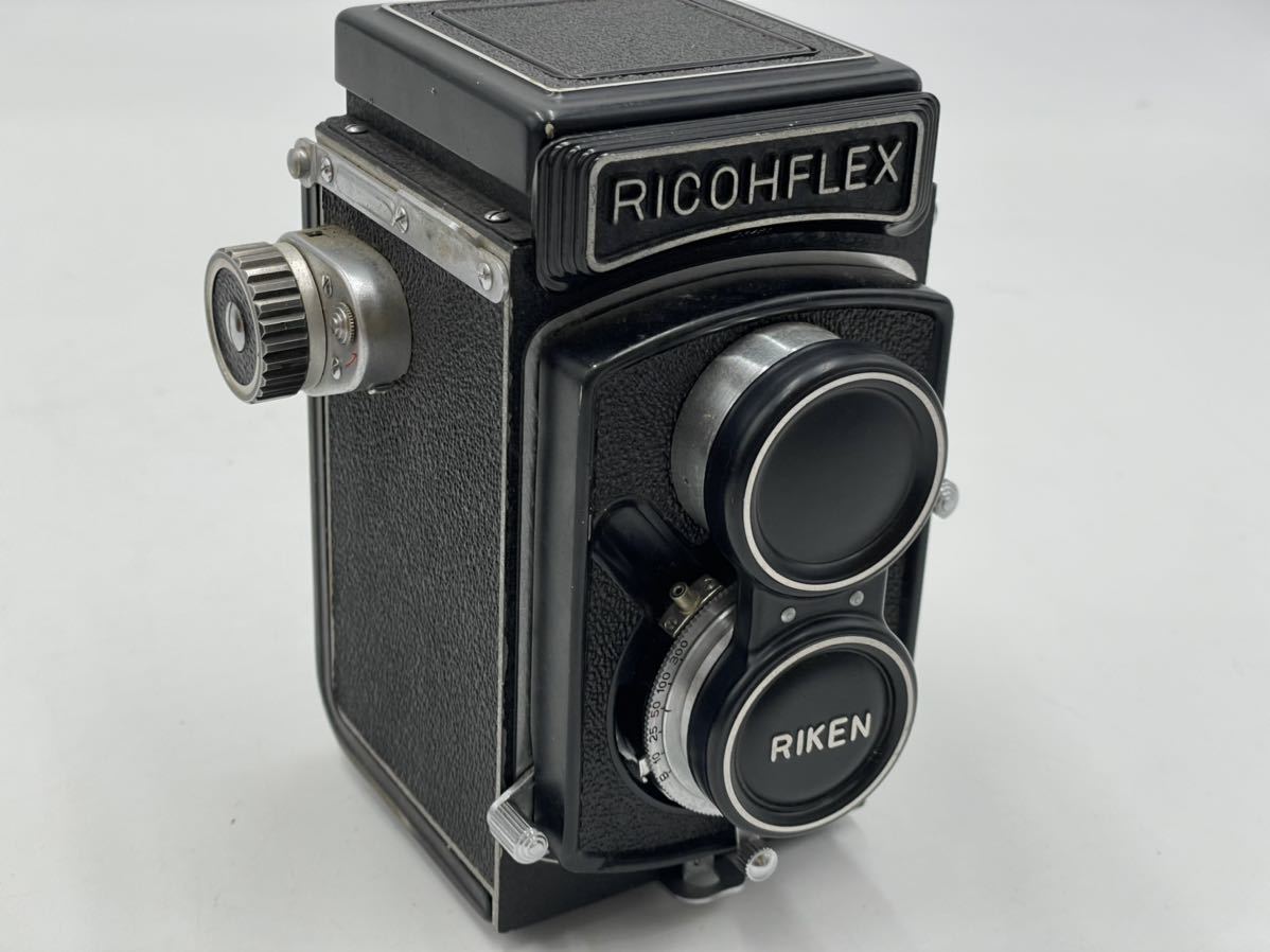 #8730　RICOHFLEX リコーフレックス 二眼レフカメラ 　RIKEN 1:3.5 f=8cm 1:3.5 f=8cm 現状渡し 動作未確認_画像2