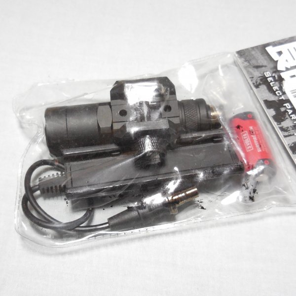 SUREFIRE 123A 電池セット SFタイプ M300B デュアルスイッチ付き ウェポンライト レプリカ 20mmレイル対応 実物CREE製 高光量LED 未開封品_画像4