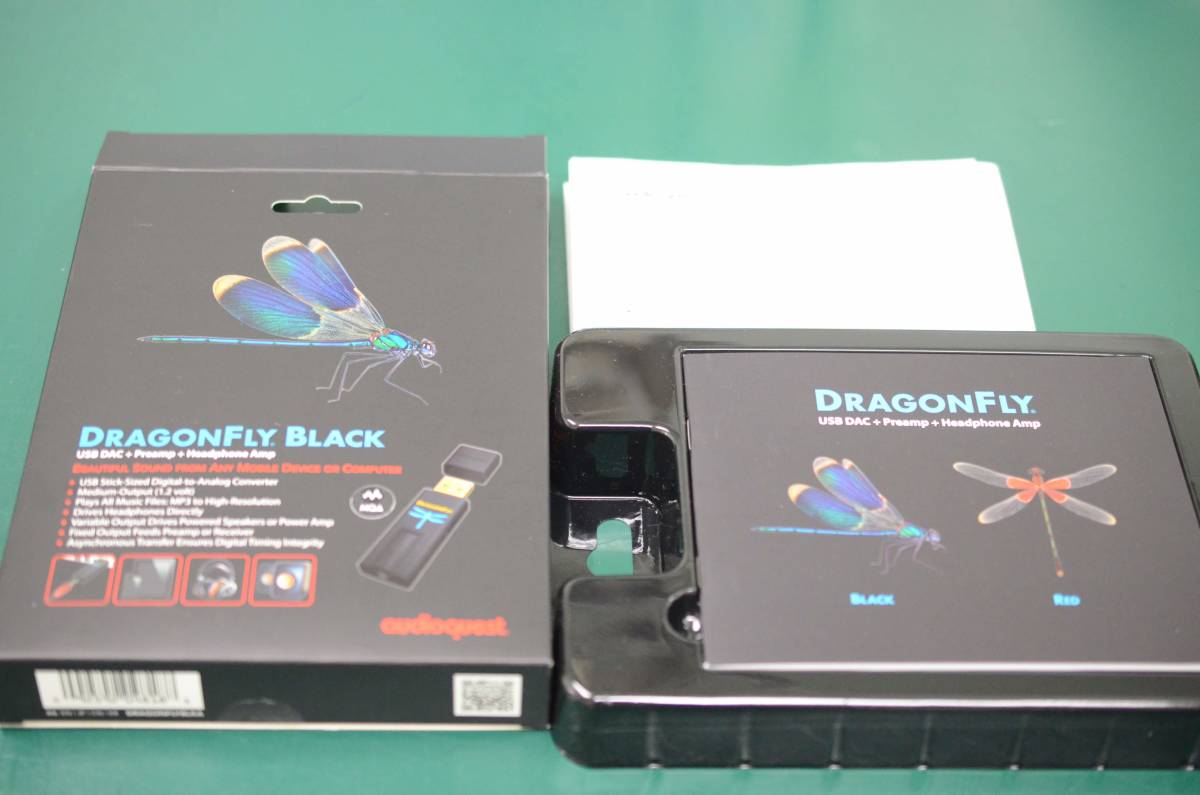  原文:AudioQuest ヘッドホンアンプ・DAC DragonFly Black