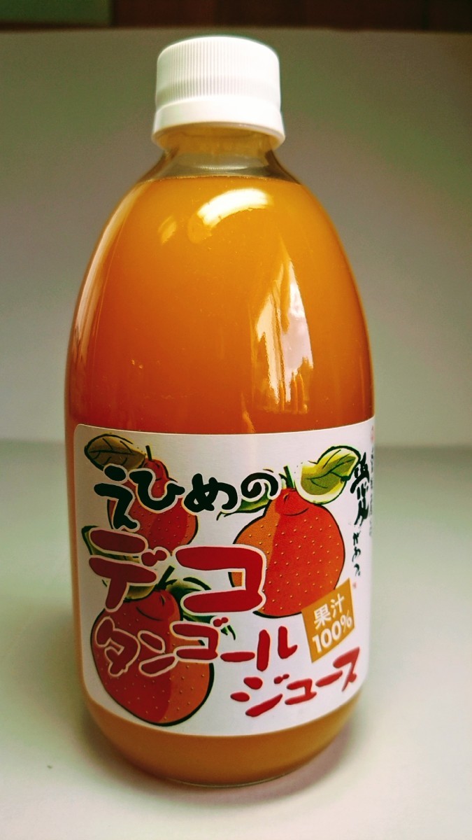 ！愛媛県産果汁１００％デコタンゴール（しらぬい）ジュース500ml×１２本_画像1