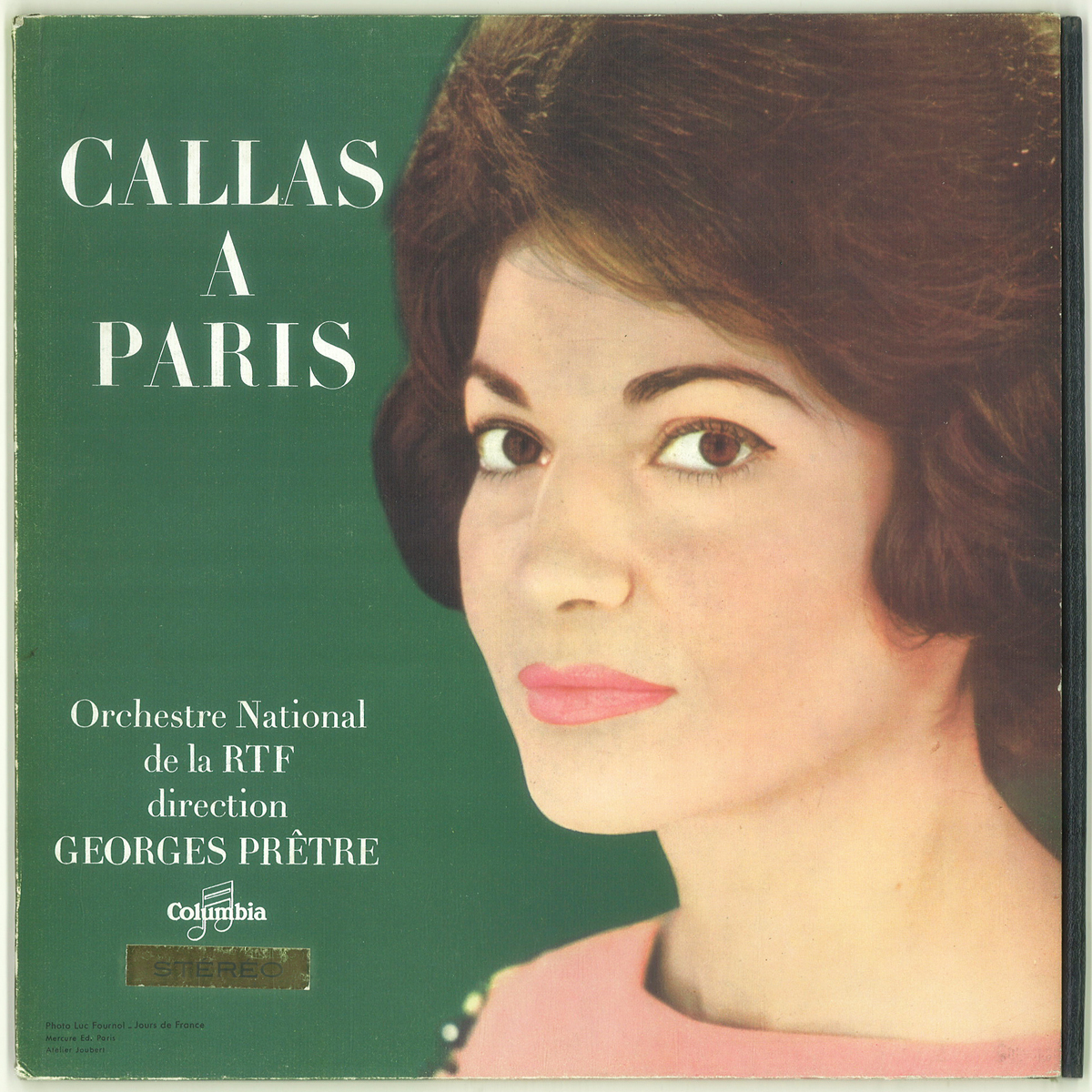 仏Columbia SAXF219　「CALLAS A PARIS」　マリア・カラス　プレートル　パリ音楽院管_画像1