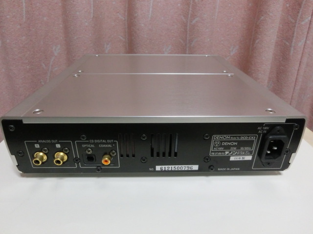 DENON超級音頻CD播放機DCD-CX3 原文:DENON　スーパーオーディオCDプレーヤー　DCD-CX3