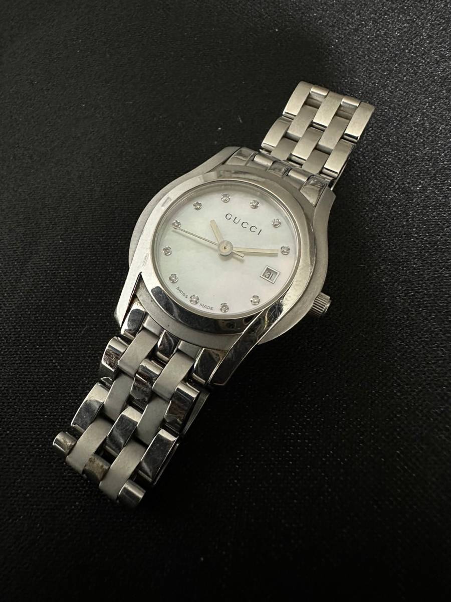 美品/GUCCI/グッチ/5500L/レディース/腕時計/ジャンクです-日本代購代