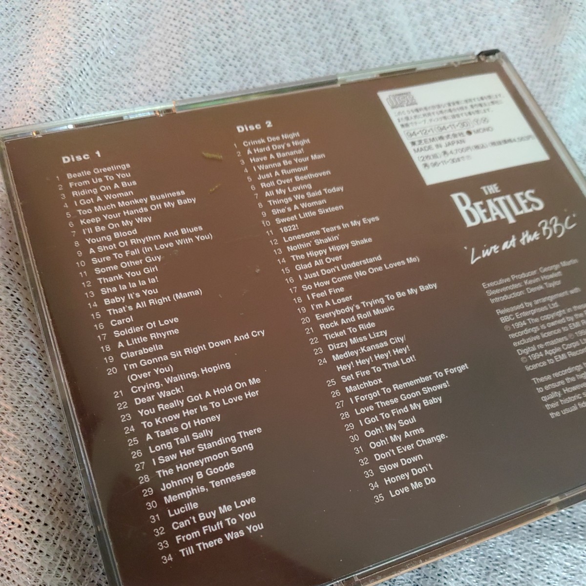 BEATLES　ビートルズ　 LIVE AT THE BBC　CD　ロック　ポップ　洋楽　アルバム　まとめ　セット　1130-A1-TA2_画像3