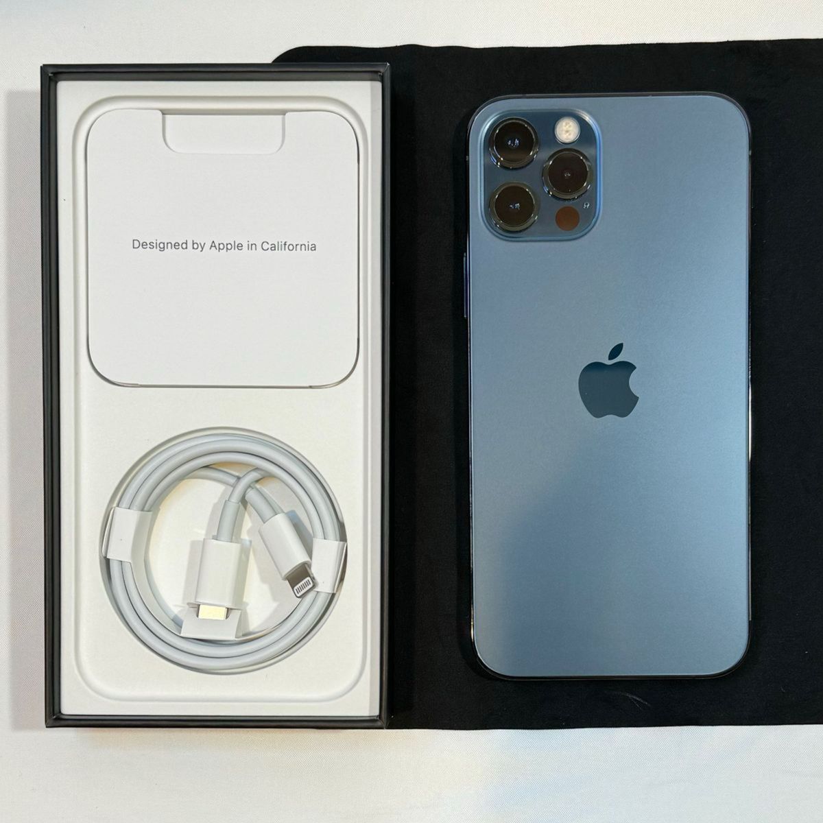iPhone 12 pro パシフィックブルー 128 GB SIMフリー 美品 割れ修理歴