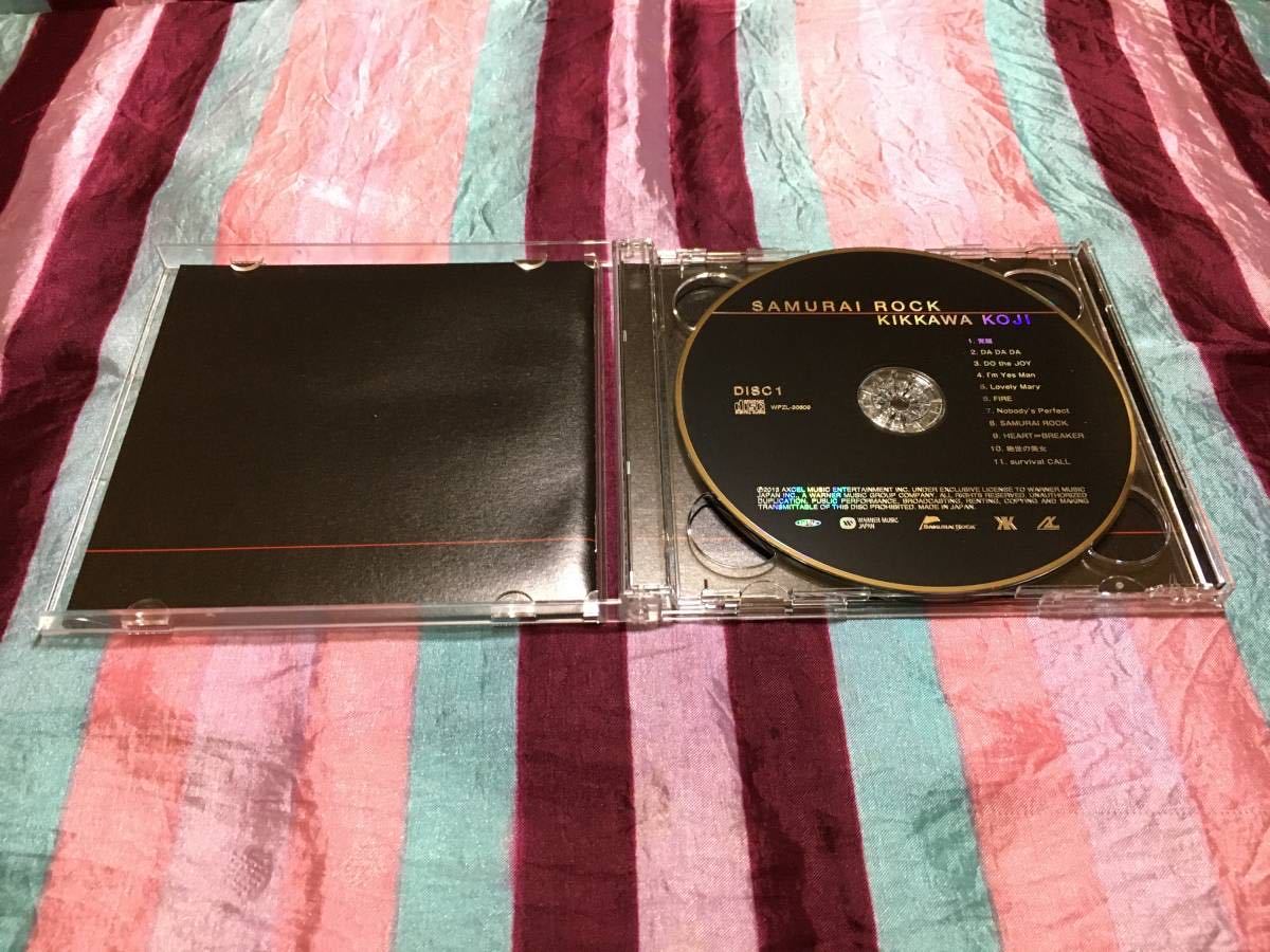 吉川晃司 SAMURAI ROCK 初回限定盤 CD + DVD + 未使用グッズ(SAMURAI ROCKオリジナル"サバイバル・コール")の画像2