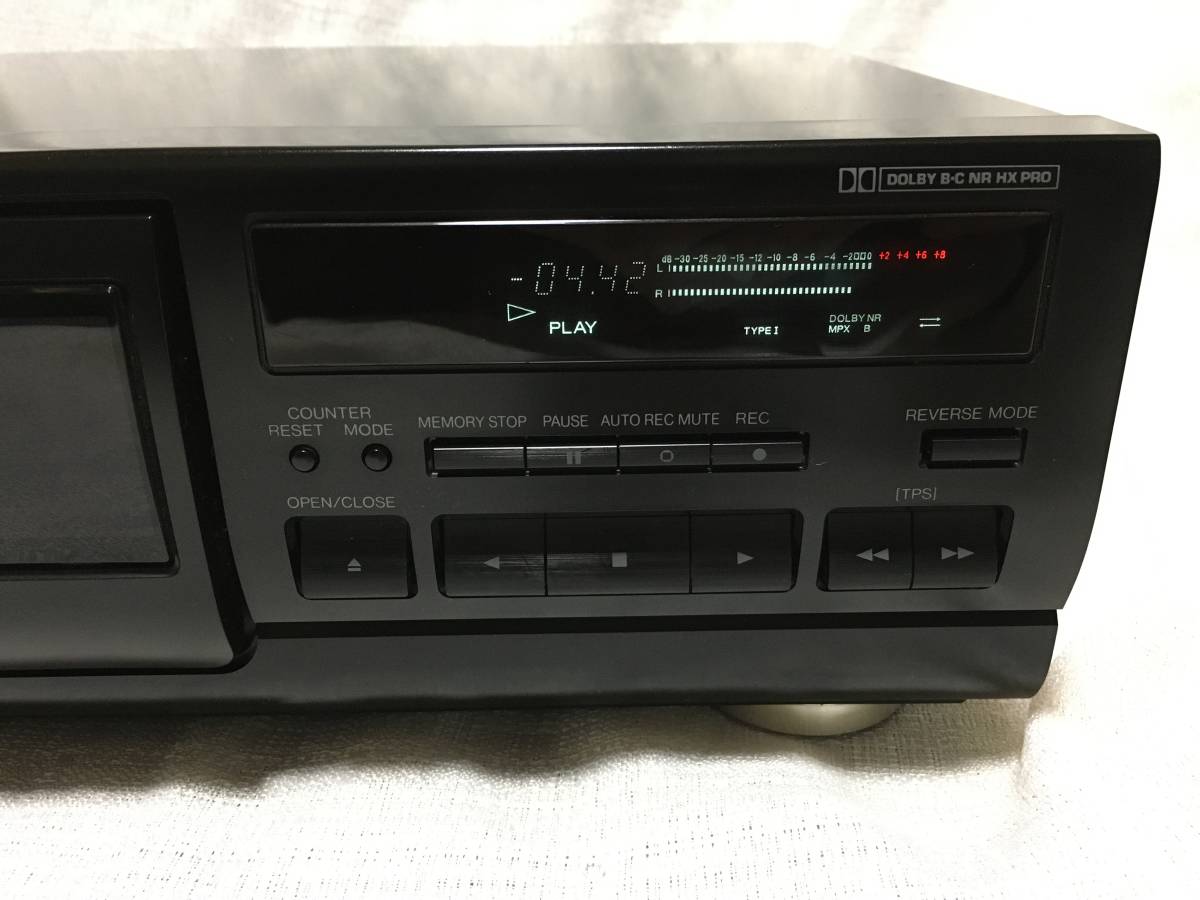 【整備済 即決 送料込】◆外装美品 動作良好◆30日保証！1994年発売 Technics RS-BX501 オートリバースカセットデッキ124_画像2