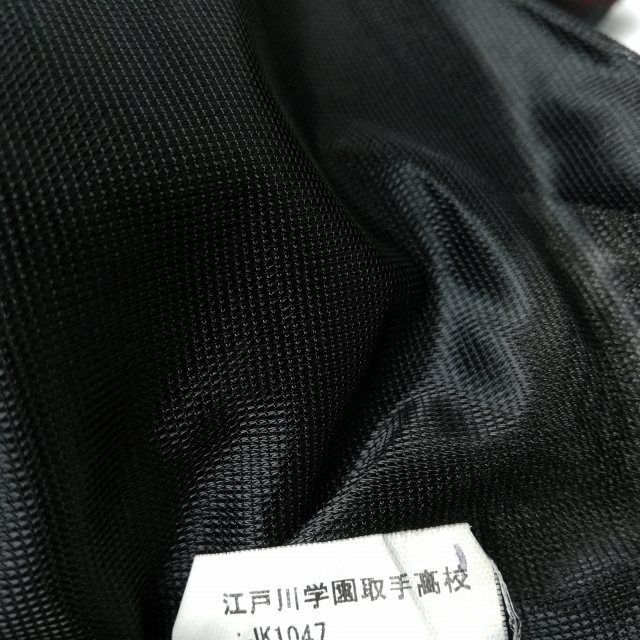 1円 セーラー服 チェックスカート 上下2点セット 夏物 女子 学生服 大分竹田高校 白 制服 中古 ランクC NA2500_画像8