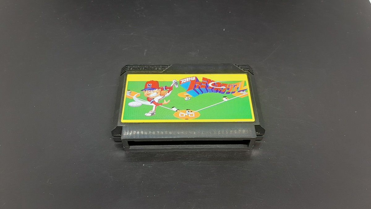 プロ野球ファミリースタジアム ファミコン FC 中4段 ゲーム 動作確認済み カセット ソフト 箱付き ケースファミコン カセット