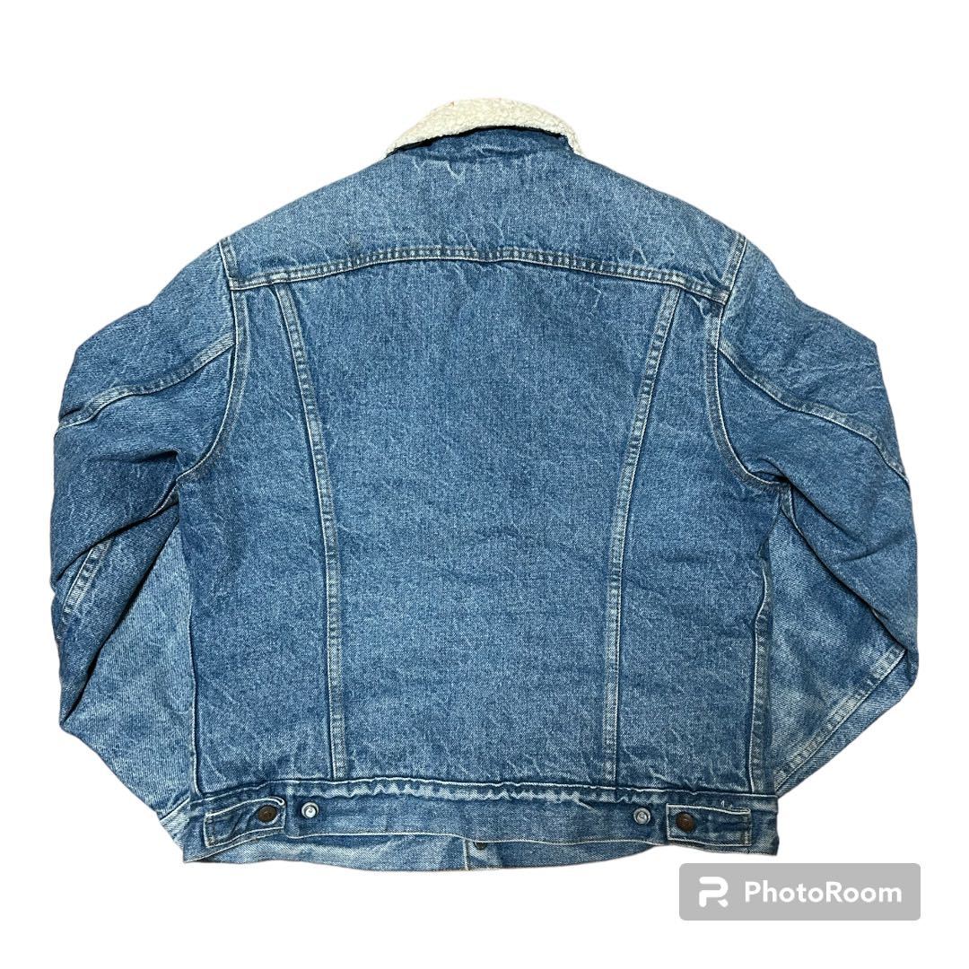 70s USA製 LEVI'S デニム ボア ジャケット Gジャン 42