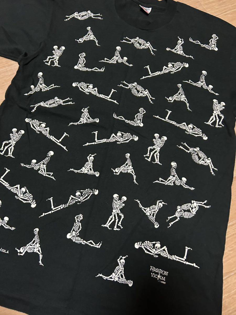 良品 90s USA製 FASHION VICTIM スカル 48手 Tシャツ L|Yahoo 良品 90s USA製 FASHION VICTIM スカル 48手 Tシャツ L|Yahoo
