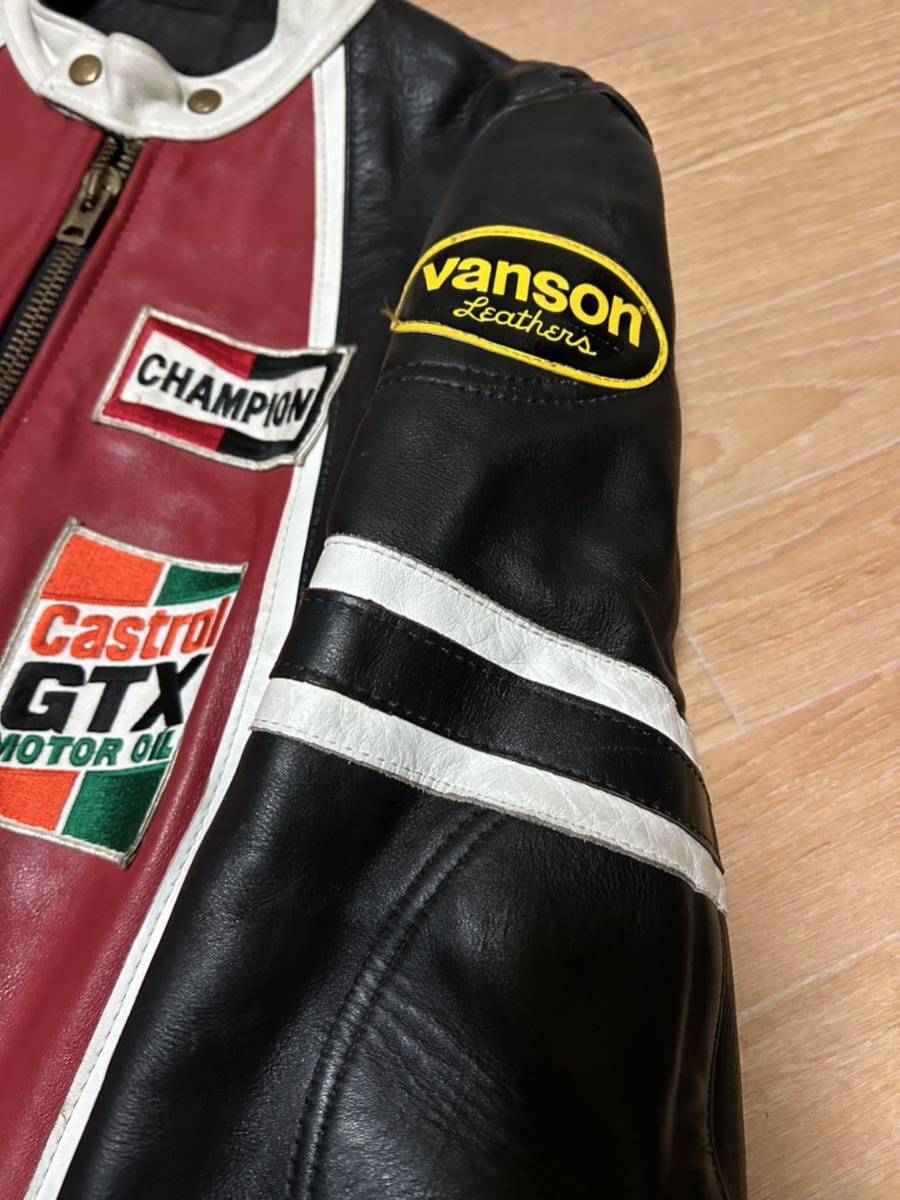 レア USA製 VANSON シングル ライダース ジャケット 40|Yahoo レア USA製 VANSON シングル ライダース ジャケット 40|Yahoo