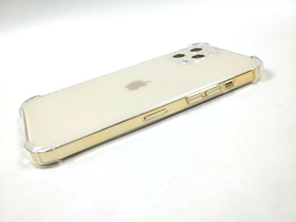 iPhone 12 Pro Max用 ソフトカバー ケース クリア 透明 耐衝撃 バンパーケース TPU_画像3