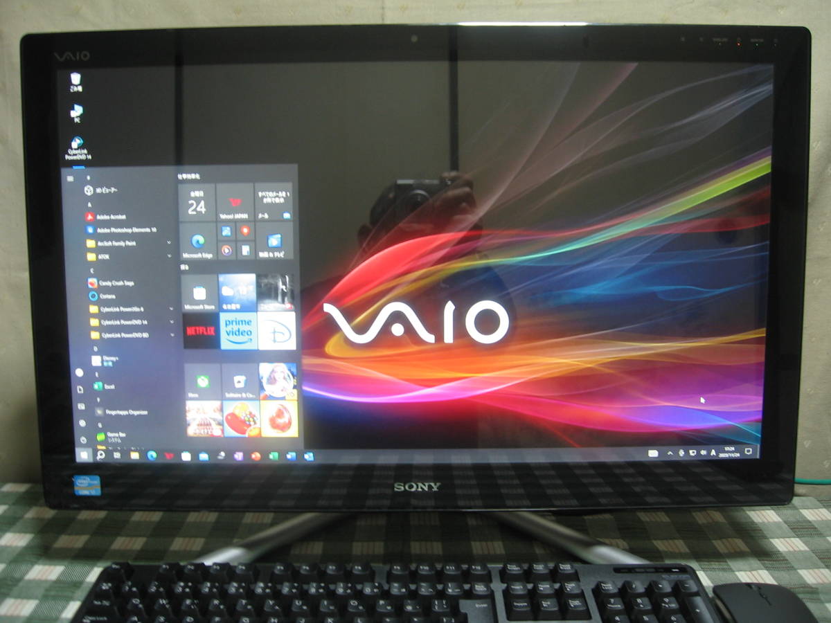 （タッチパネル対応大型ワイド液晶) ＃＃ SONY VAIO SVL24128CJ Windows 10 Home ＃＃（スグ付くTV＆地デジ対応) _画像6