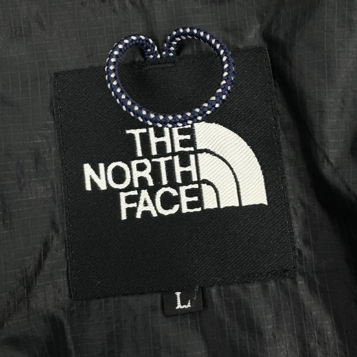 THE NORTH FACE ノースフェイス 「トランゴ ジャケット」 ナイロン 光電子 プリマロフト 中綿 フード付 撥水 軽量 NY17500 L 黒 国内正規品_画像6