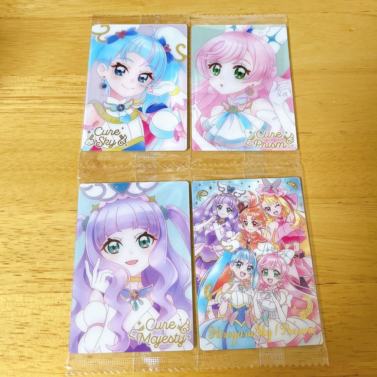 プリキュアカードウエハース8【ひろがるスカイプリキュア4枚 プリキュアカードウエハース8【ひろがるスカイプリキュア4枚