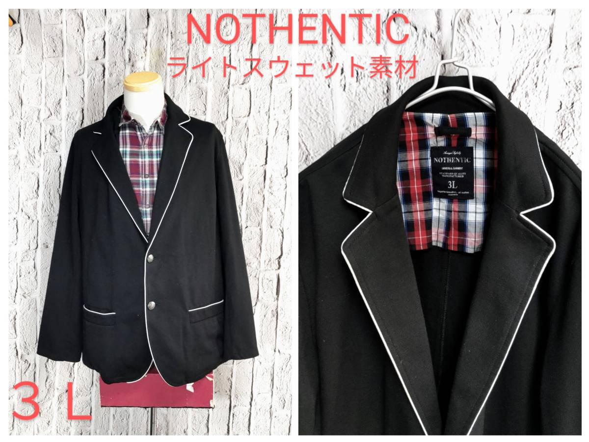 送料無料 NOTHENTIC テーラードジャケット メンズ ジャケット 送料無料 NOTHENTIC テーラードジャケット メンズ ジャケット